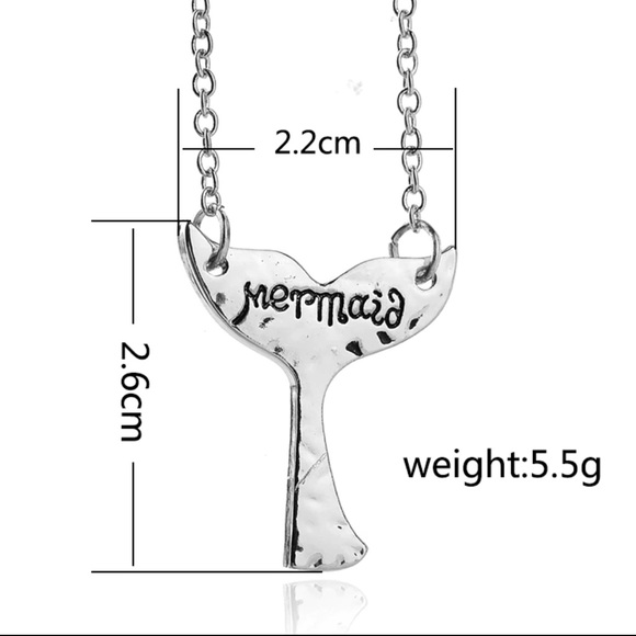 ❤️ Gorgeous Mermaid Tail Necklace- gold tone - Picture 4 of 6